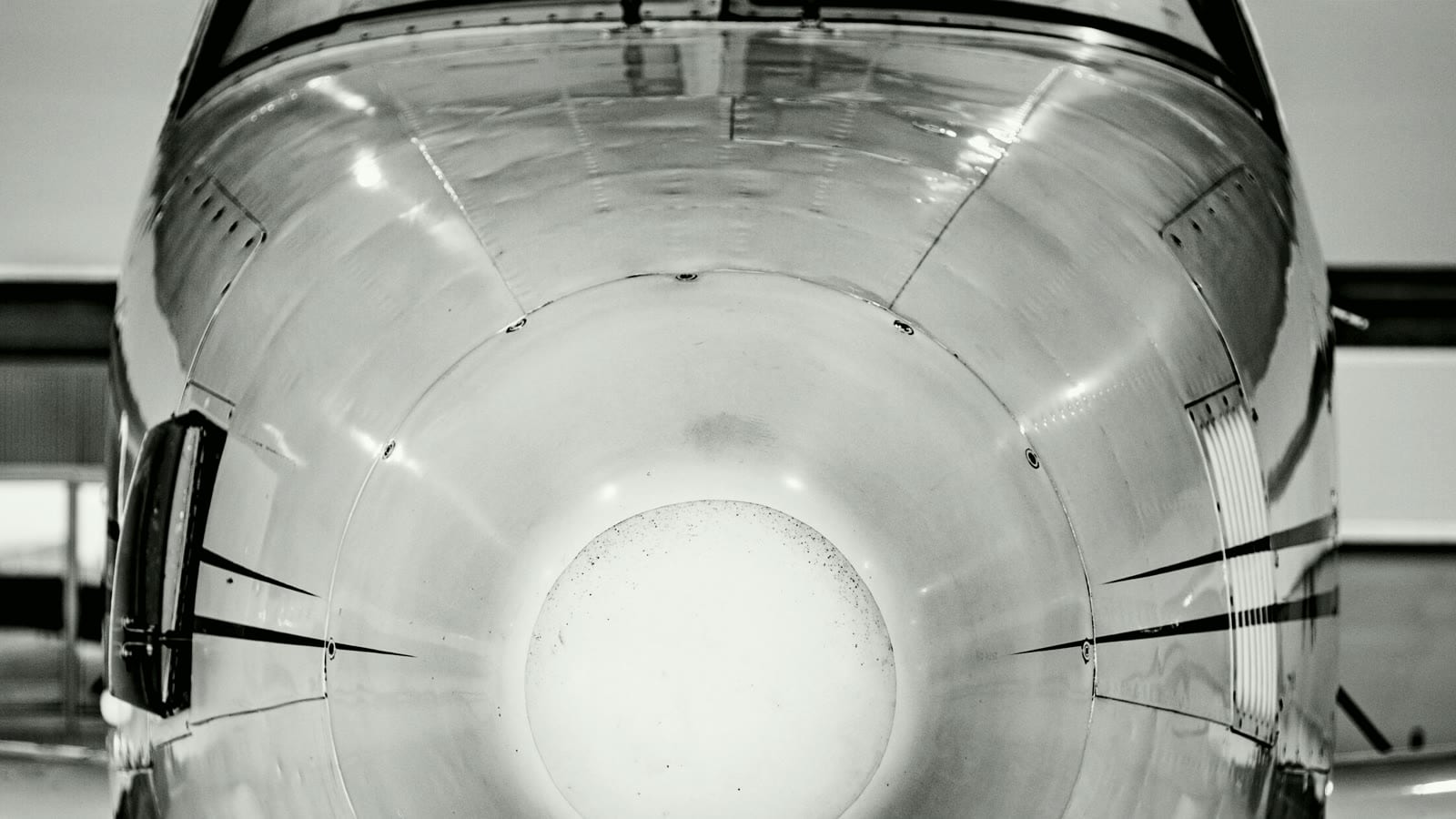 Nose of an executive jet
